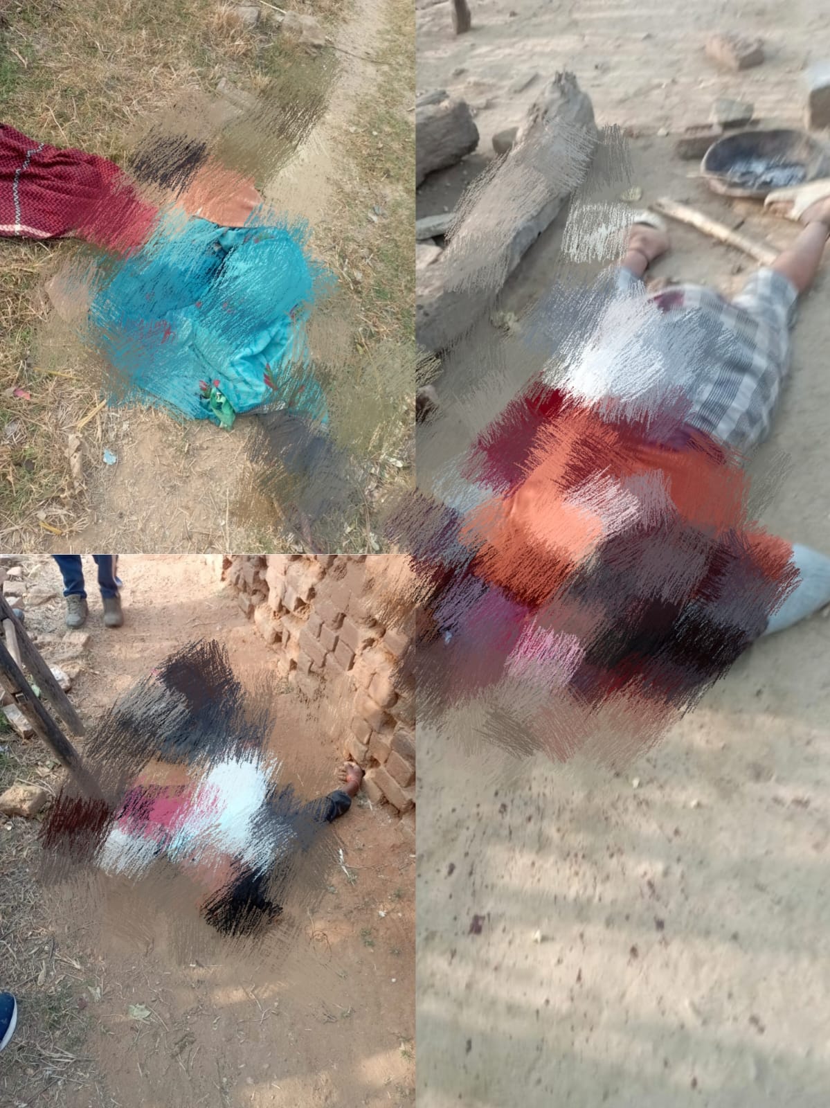 पांकी थाना क्षेत्र के कुसड़ी गांव में एक ही परिवार के तीन लोगों की हत्या,,इलाके में सनसनी