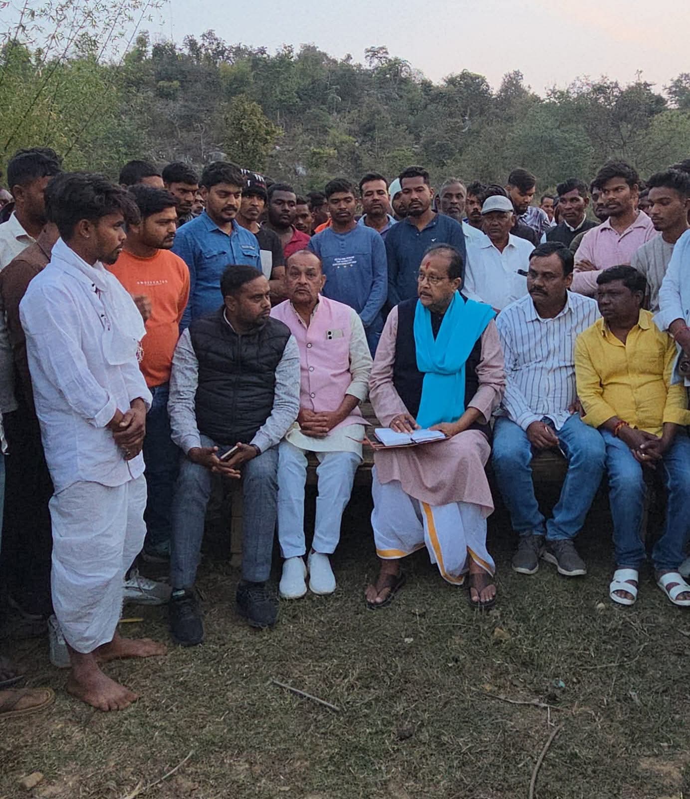 आज झारखंड में वित्त मंत्री श्री राधा कृष्ण किशोर पांकी थाना अंतर्गत आसेहार