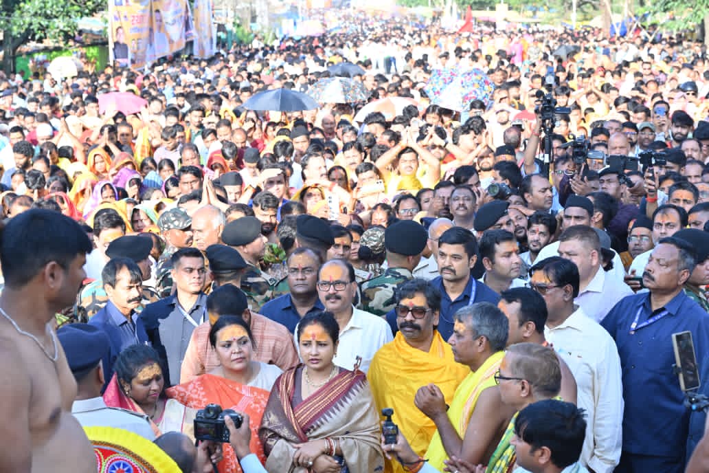 ऐतिहासिक जगन्नाथपुर रथयात्रा महोत्सव-2026 में सम्मिलित हुए माननीय राज्यपाल श्री संतोष कुमार गंगवार एवं माननीय मुख्यमंत्री श्री हेमन्त सोरेन।