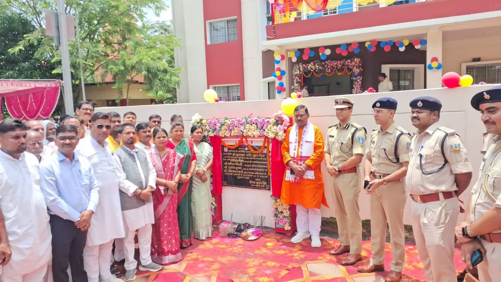 पांकी में नए थाना भवन का हुआ भव्य और विधिवत उद्घाटन