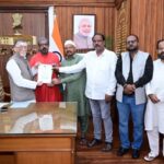 राज्यपाल से मिला रिसालदार शाह बाबा दरगाह कमिटी का प्रतिनिधिमंडल,दिया उर्स का आमंत्रण। IMG-20260819-WA0030