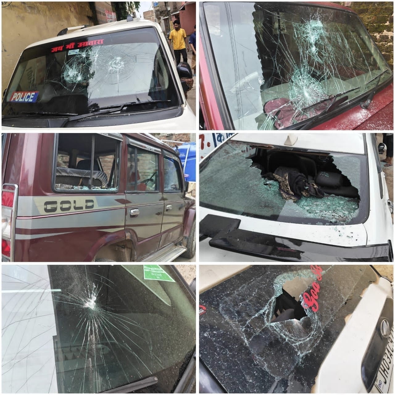 रांची में देर रात तांडव! आधा दर्जन गाड़ियों के शीशे तोड़े, हिंदपीढ़ी के निजाम नगर में दहशत।