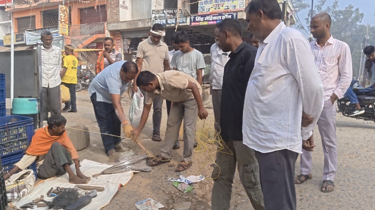 पांकी पर्व को लेकर सीओ मारवाड़ी साहू की पहल, बाजार में यातायात व्यवस्था दुरुस्त करने की कवायद